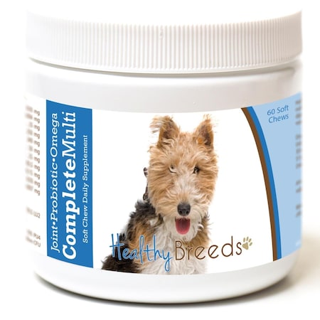 Pamperedpets Wire Fox Terrier all in one Multivitamin Soft Chew, 60PK PA3491044